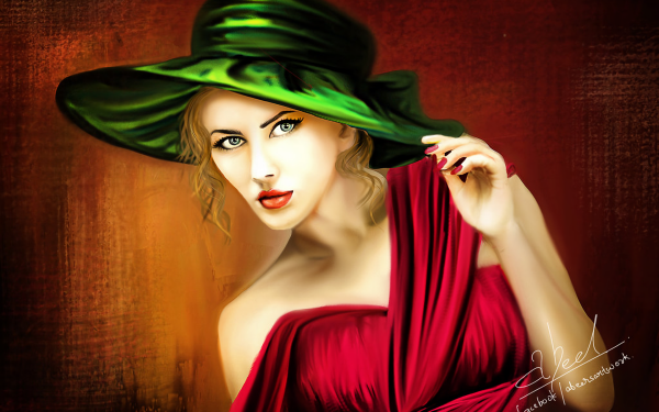 Artistic Painting Hat HD Wallpaper | Background Image