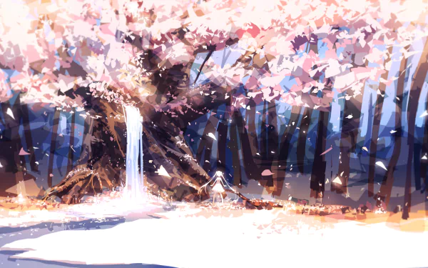 Anime forest anime forest HD Desktop Wallpaper | Background Image