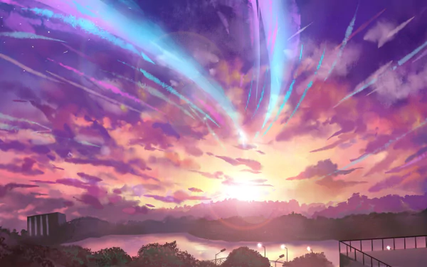 Anime sky Sky Anime HD Desktop Wallpaper | Background Image