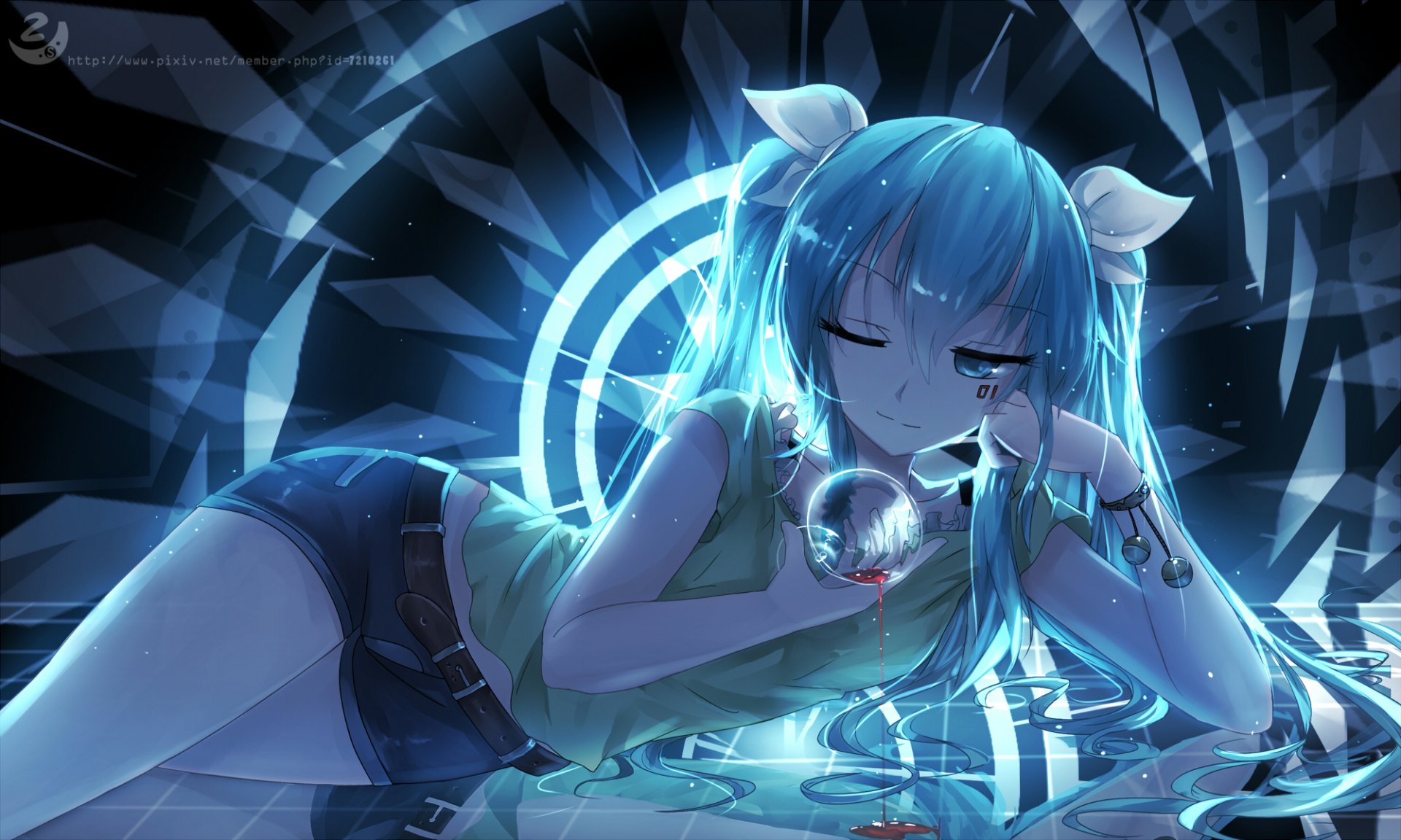 Download Hatsune Miku Anime Vocaloid HD Wallpaper