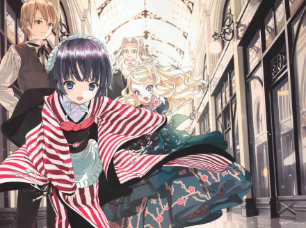 Alice Blanche Yune (Croisée In A Foreign Labyrinth) Oscar Claudel Claude Claudel Anime Croisée In A Foreign Labyrinth HD Desktop Wallpaper | Background Image