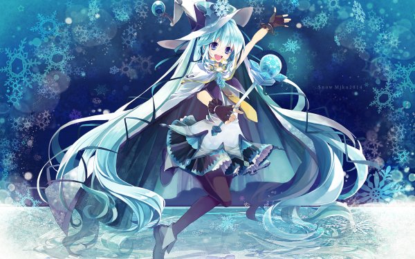 Anime Vocaloid Hatsune Miku HD Wallpaper | Background Image