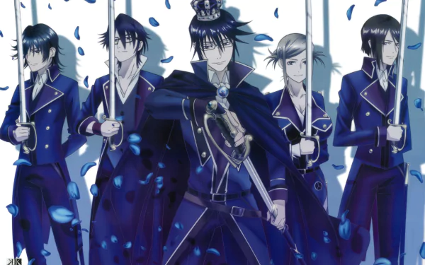 Saruhiko Fushimi Reisi Munakata Yūjirō Benzai Seri Awashima Himori Akiyama Anime K Project HD Desktop Wallpaper | Background Image