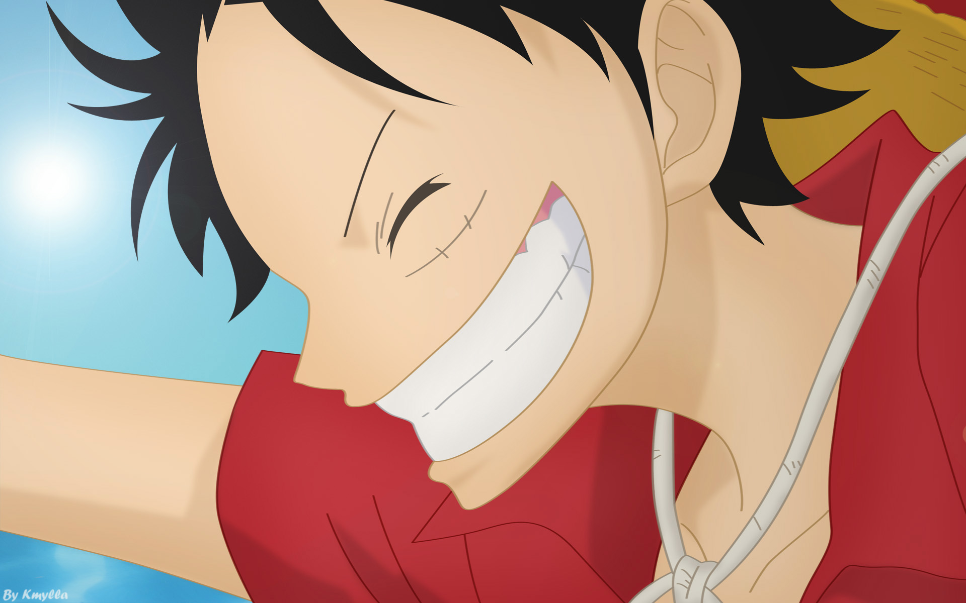 Mugiwara No Luffy on Instagram he smiles so sweet  Ilustrações Luffy  Artistas