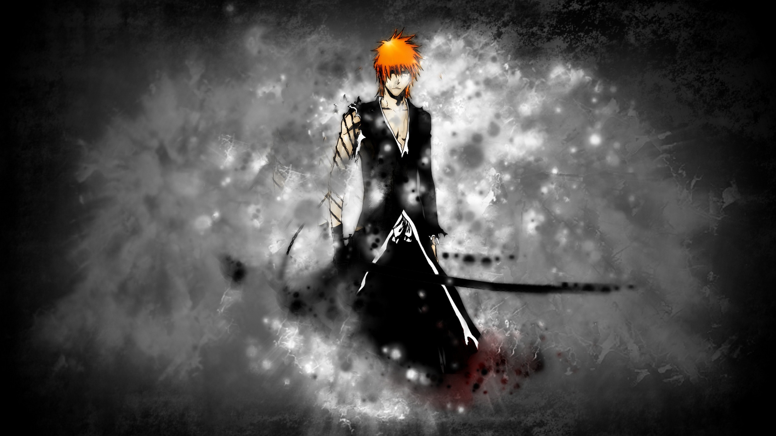 Bleach HD Anime Wallpaper Ichigo s Fierce Spirit In Shadow And Light