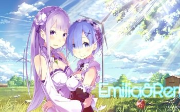 781 Emilia (Re:ZERO) HD Wallpapers | Background Images - Wallpaper