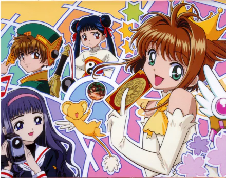 Tomoyo Daidouji Keroberos (Card Captor Sakura) Meiling Li Syaoran Li Sakura Kinomoto Anime Cardcaptor Sakura HD Desktop Wallpaper | Background Image
