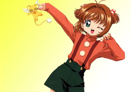 Keroberos (Card Captor Sakura) Sakura Kinomoto Anime Cardcaptor Sakura HD Desktop Wallpaper | Background Image