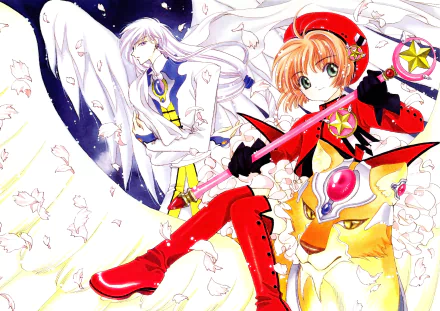 Keroberos (Card Captor Sakura) Yukito Tsukishiro Sakura Kinomoto Anime Cardcaptor Sakura HD Desktop Wallpaper | Background Image