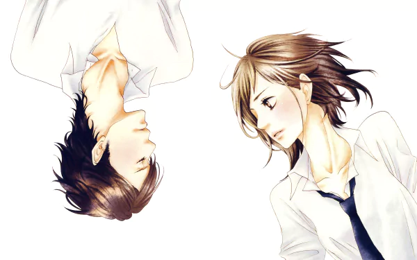 Mei Tachibana Yamato Kurosawa Anime Say 'I Love You' HD Desktop Wallpaper | Background Image