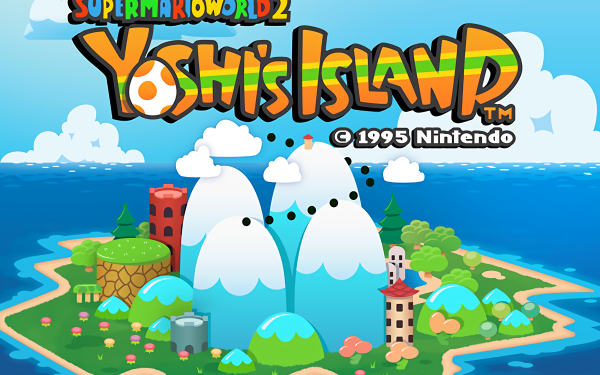 Video Game Super Mario World 2: Yoshi's Island Mario HD Wallpaper | Background Image