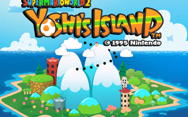 video game super mario world 2: yoshi's island HD Desktop Wallpaper | Background Image