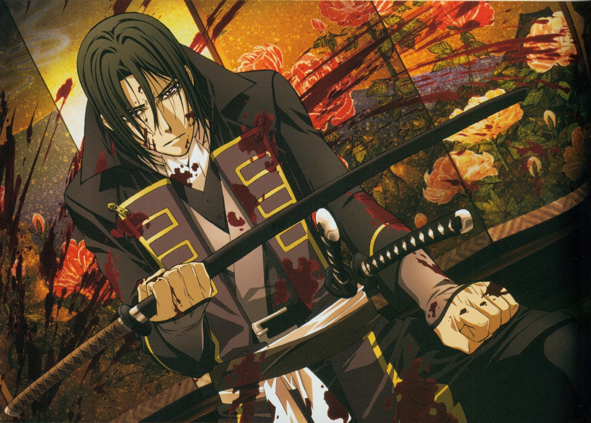 Download Anime Hakuouki Shinsengumi Kitan HD Wallpaper by Atsuko Nakajima