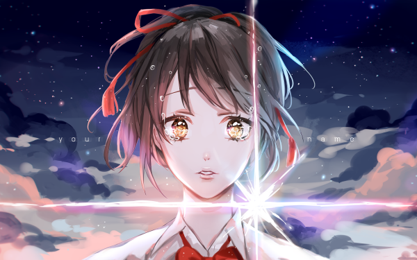 Anime Your Name. Mitsuha Miyamizu Kimi No Na Wa. HD Wallpaper | Background Image