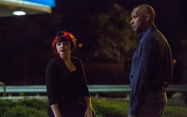 Chloë Grace Moretz Denzel Washington movie The Equalizer HD Desktop Wallpaper | Background Image