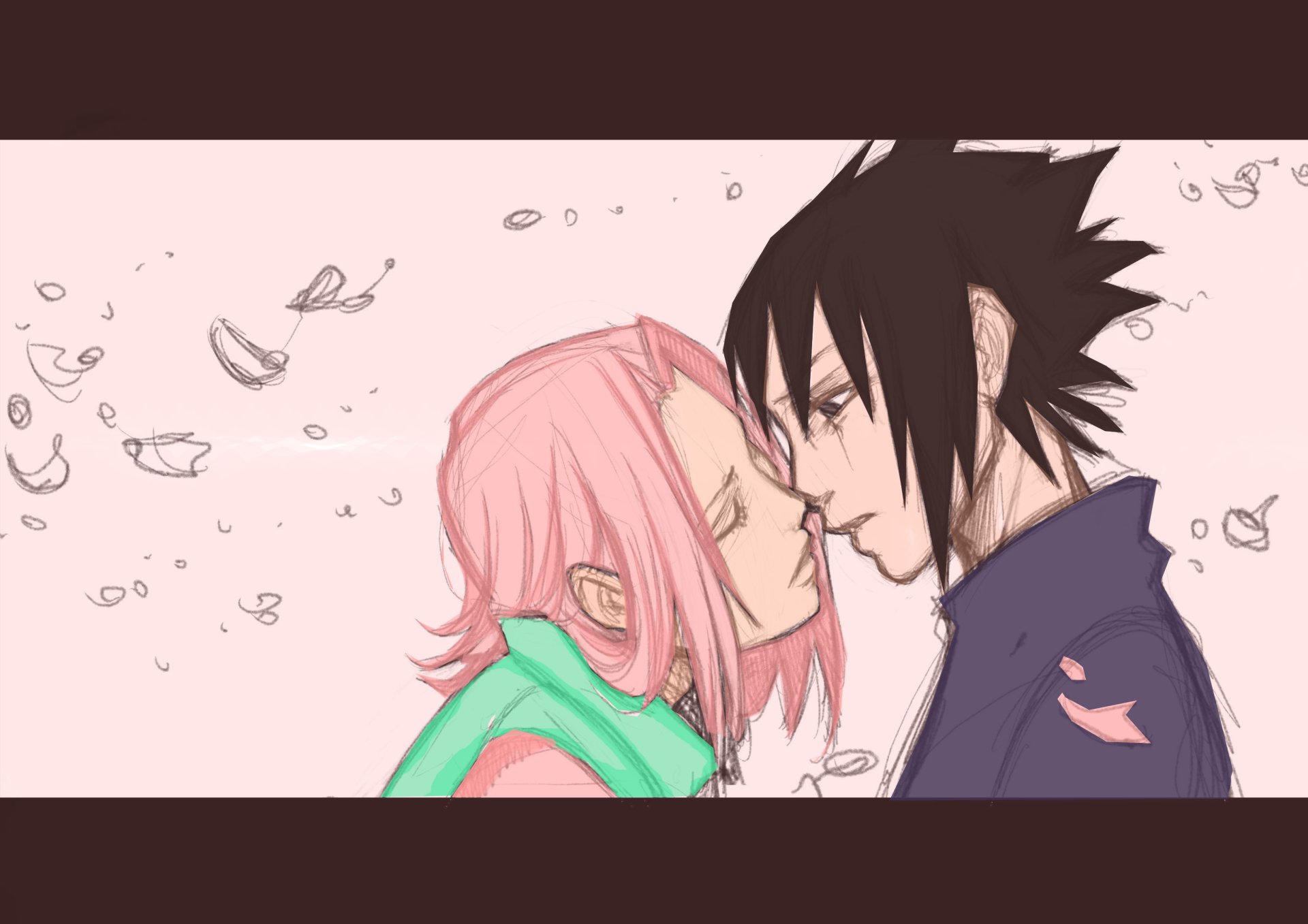 Sasuke & Sakura HD Wallpaper – Iconic Naruto Anime Moment | 3300x2332 ...
