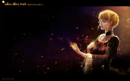 Beatrice (Umineko no Naku Koro ni) Anime Umineko: When They Cry HD Desktop Wallpaper | Background Image