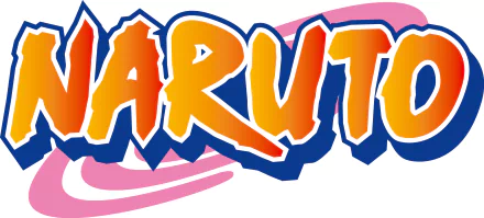 HD PC desktop wallpaper featuring the bold, stylized Naruto logo from the popular anime series Naruto.