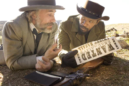 Jamie Foxx Christoph Waltz movie Django Unchained HD Desktop Wallpaper | Background Image