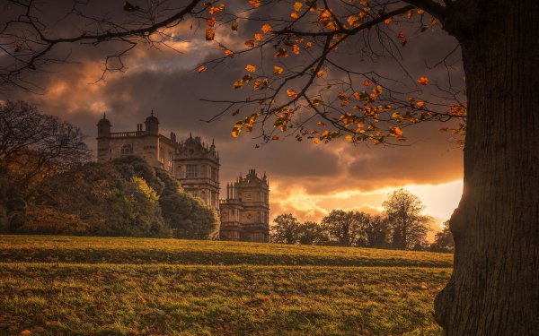 Man Made Castle Castles Wollaton Park England HD Wallpaper | Background Image