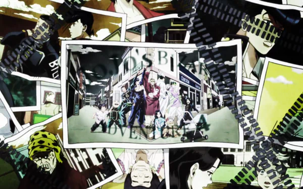 Tamami Kobayashi Toshikazu Hazamada Rohan Kishibe Joseph Joestar Okuyasu Nijimura Josuke Higashikata Koichi Hirose Yukako Yamagishi Shigekiyo Yangu Jotaro Kujo Anime Jojo's Bizarre Adventure HD Desktop Wallpaper | Background Image