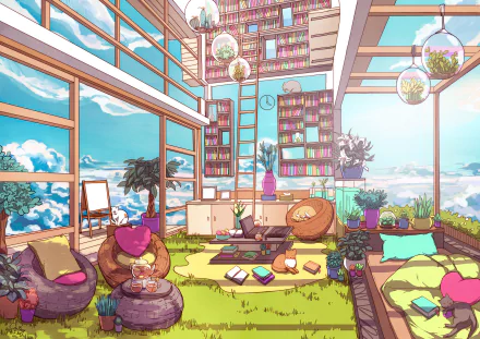 Anime room anime room HD Desktop Wallpaper | Background Image