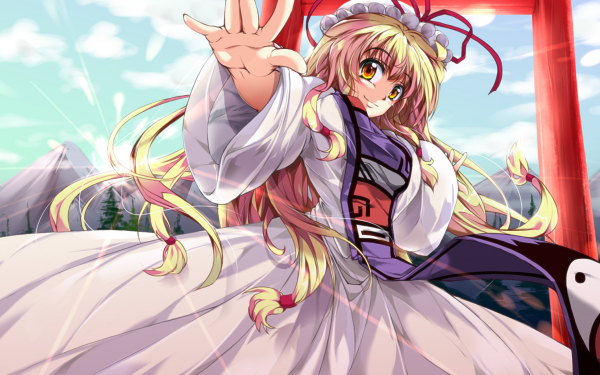 Anime Touhou Yukari Yakumo HD Wallpaper | Background Image