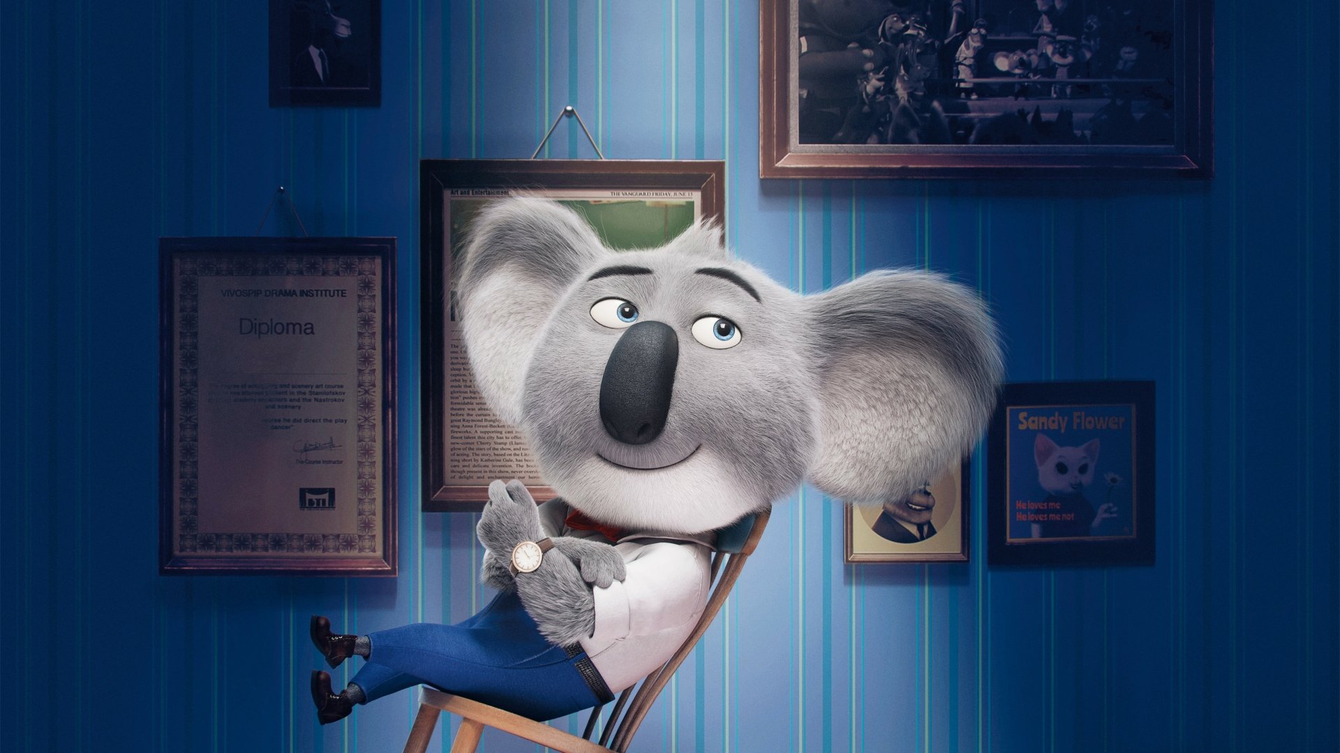 Download Buster Moon Koala Movie Sing 4k Ultra HD Wallpaper
