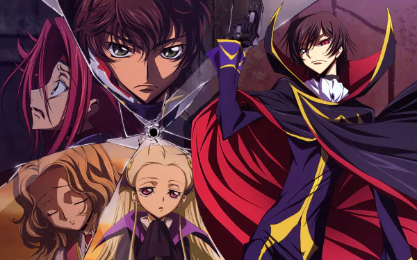 Nunnally Lamperouge V.V. (Code Geass) Kallen Kōzuki Suzaku Kururugi Lelouch Lamperouge Anime Code Geass HD Desktop Wallpaper | Background Image