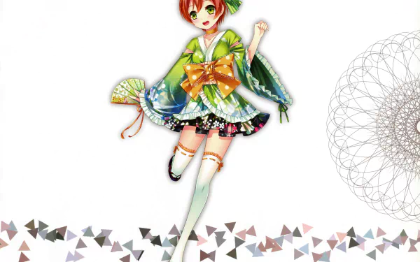 Rin Hoshizora Anime Love Live! HD Desktop Wallpaper | Background Image