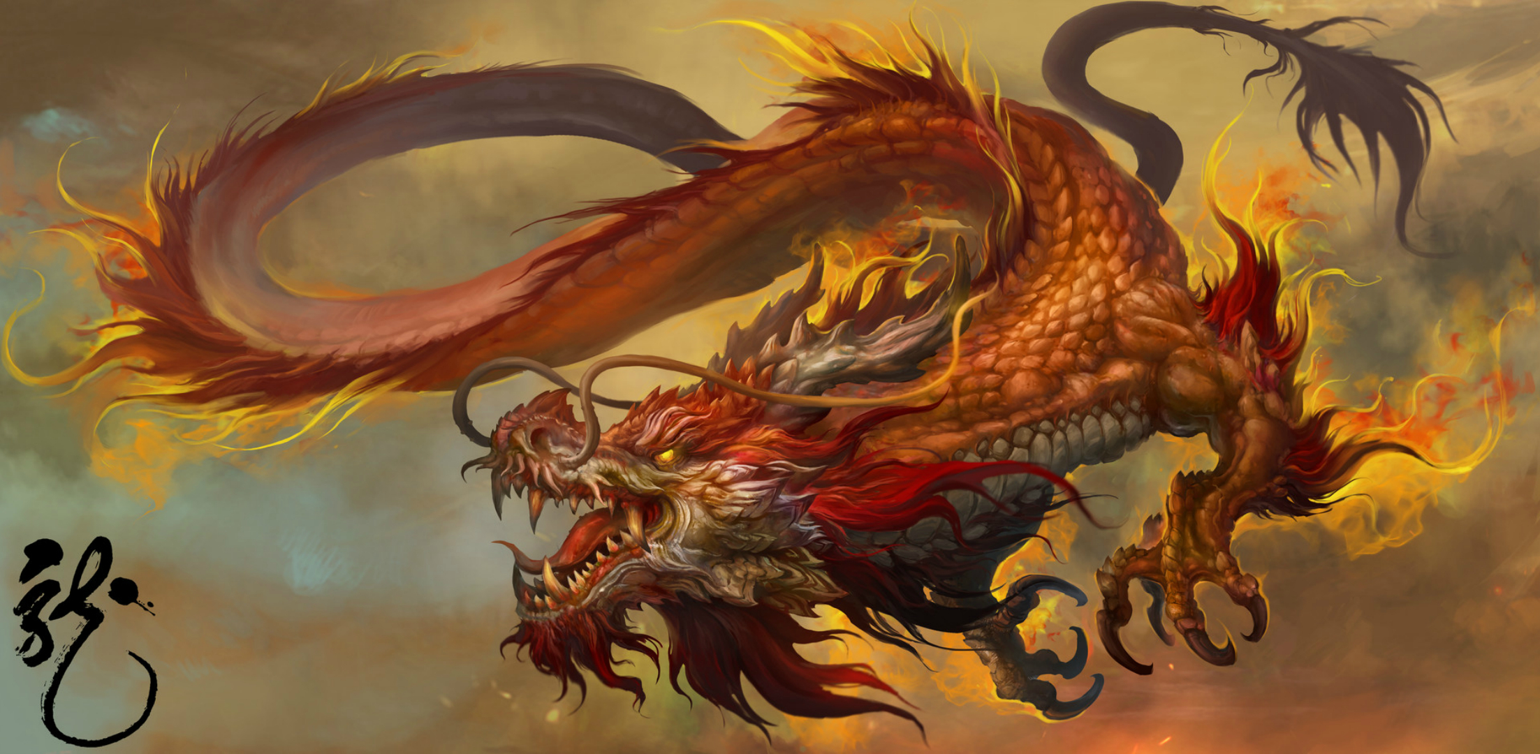 chinese dragon wallpaper designer