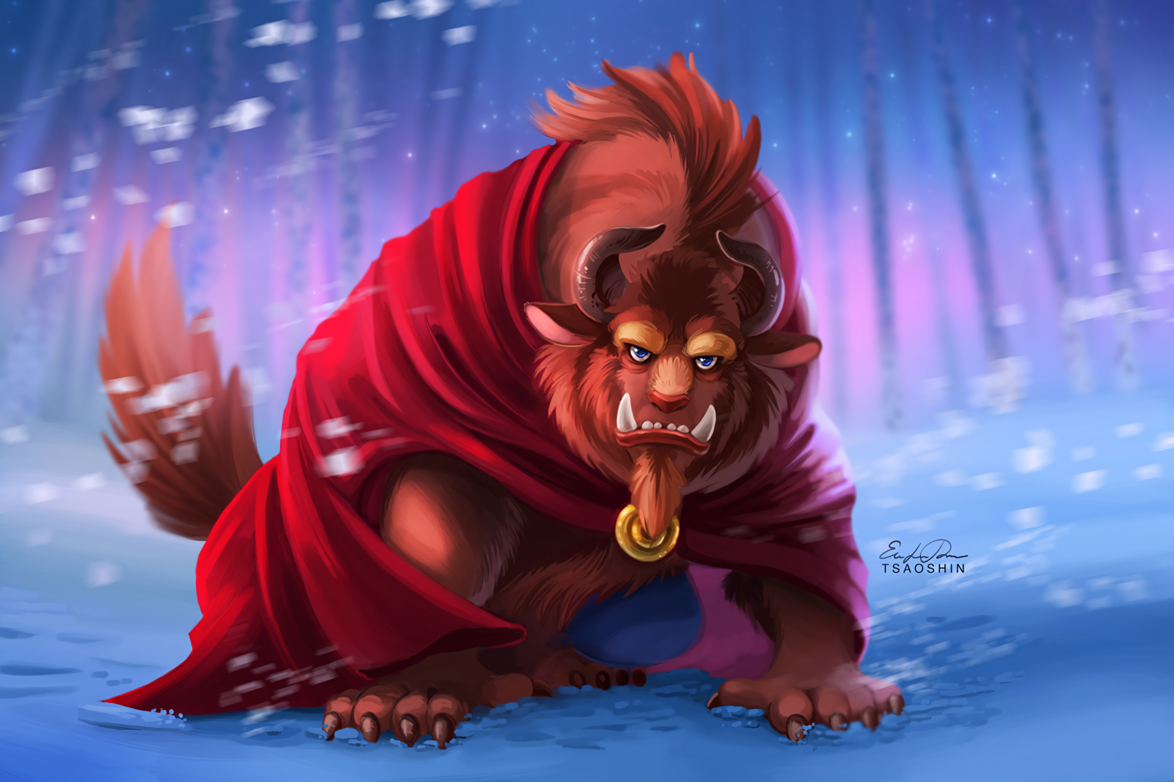 Beauty And The Beast (1991) HD Wallpaper by Eric Proctor