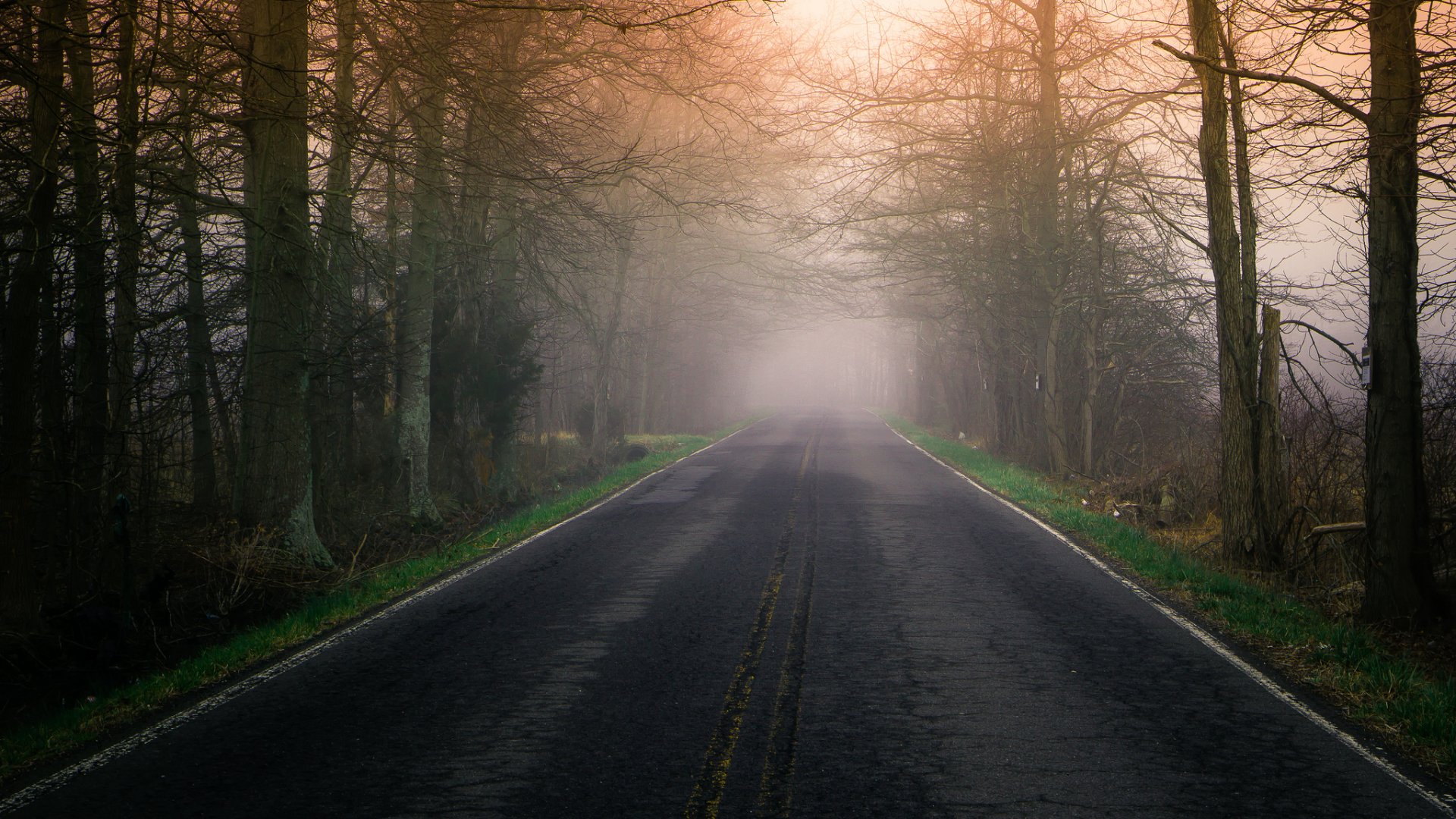 Man Made Road HD Wallpaper