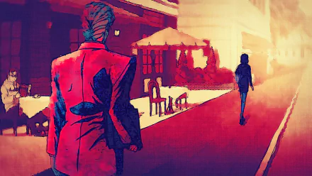 Yoshikage Kira Anime Jojo's Bizarre Adventure HD Desktop Wallpaper | Background Image