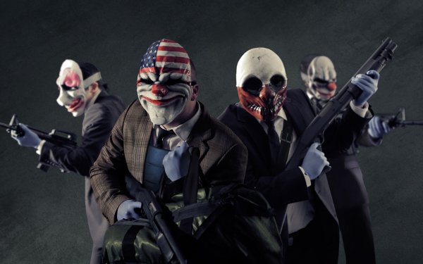 Video Game Payday: The Heist Payday Dallas Wolf Chains Hoxton HD Wallpaper | Background Image