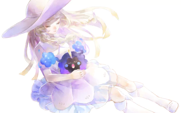 Lillie (Pokemon) video game Pokémon: Sun and Moon HD Desktop Wallpaper | Background Image