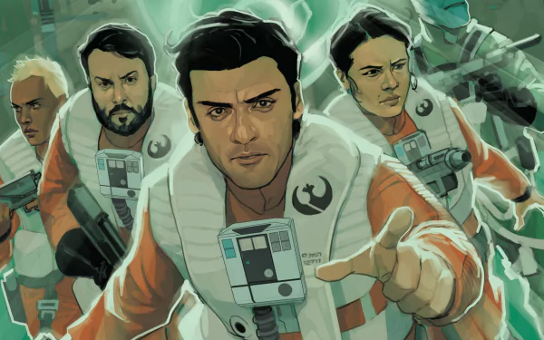 Poe Dameron Comic Star Wars HD Desktop Wallpaper | Background Image