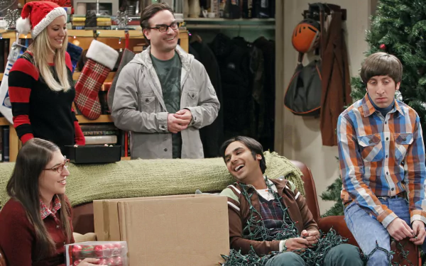Amy Farrah Fowler Mayim Bialik Raj Koothrappali Kunal Nayyar Howard Wolowitz Simon Helberg Penny (The Big Bang Theory) Kaley Cuoco Leonard Hofstadter Johnny Galecki TV Show The Big Bang Theory HD Desktop Wallpaper | Background Image