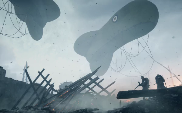 zeppelin soldier video game Battlefield 1 HD Desktop Wallpaper | Background Image