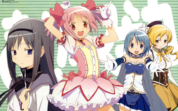 Sayaka Miki Madoka Kaname Homura Akemi Mami Tomoe Anime Puella Magi Madoka Magica HD Desktop Wallpaper | Background Image