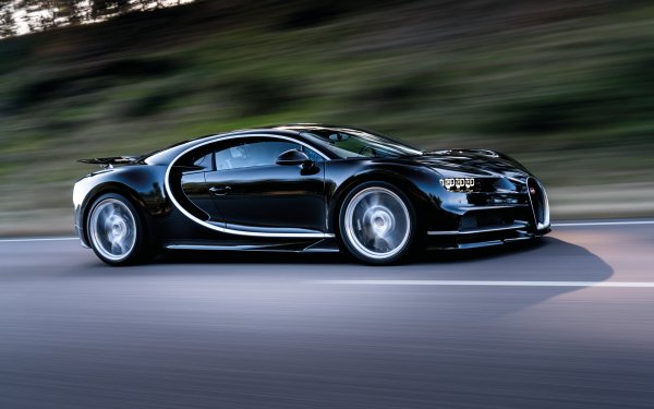 Vehicles Bugatti Chiron Bugatti Black Car Car Supercar HD Wallpaper | Background Image
