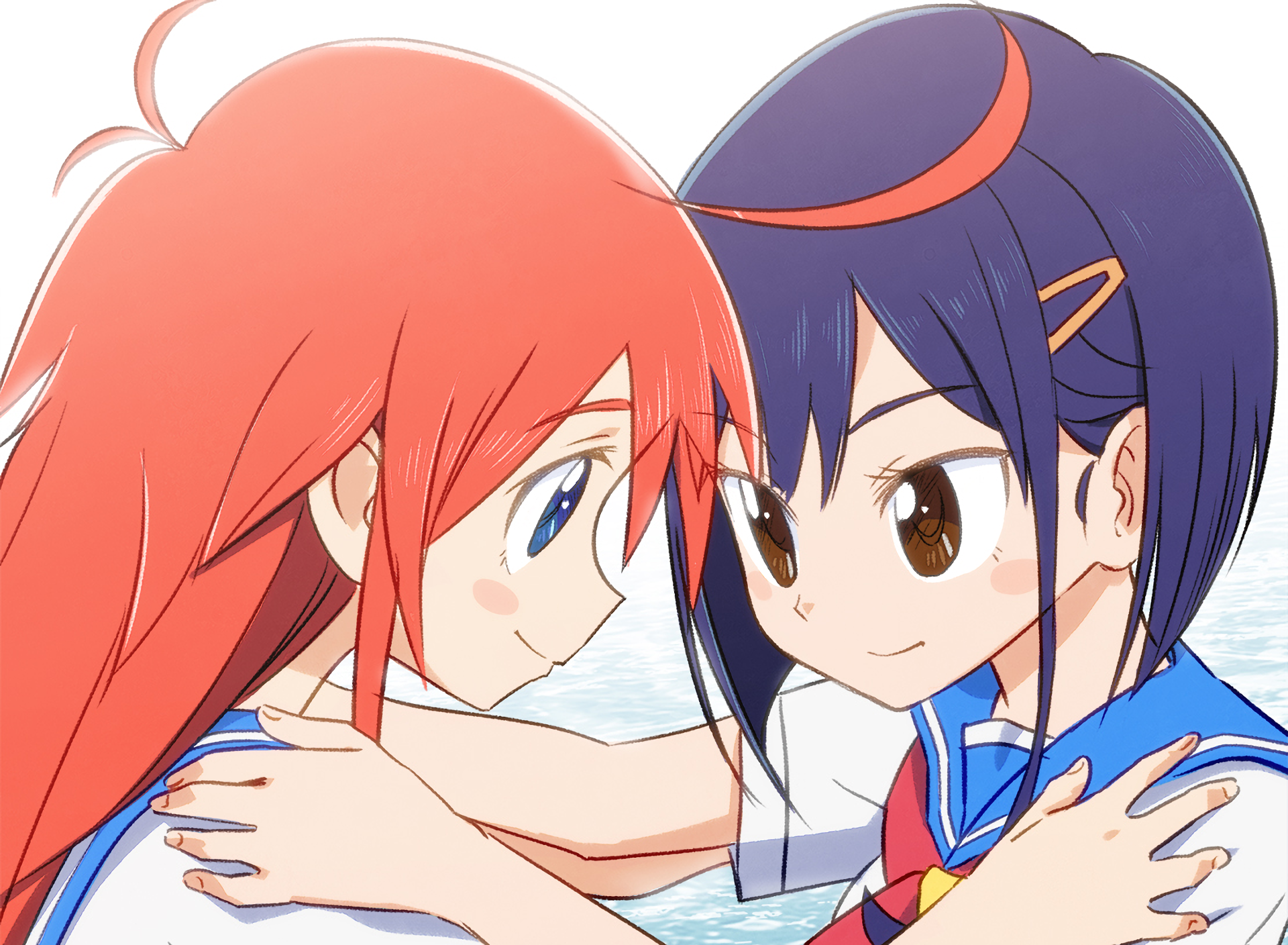 Download Kokona (Flip Flappers) Papika (Flip Flappers) Anime Flip Flappers HD Wallpaper