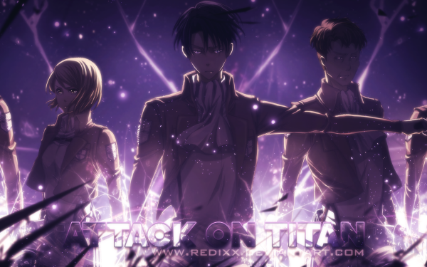 Anime Attack On Titan Levi Ackerman Oluo Bozado Petra Ral Eld Jinn Gunther Schultz HD Wallpaper | Background Image