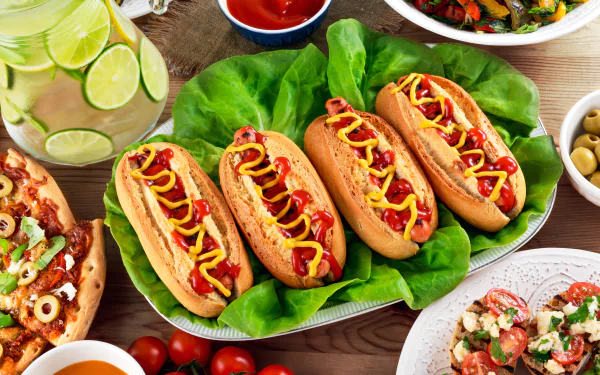 food hot dog HD Desktop Wallpaper | Background Image