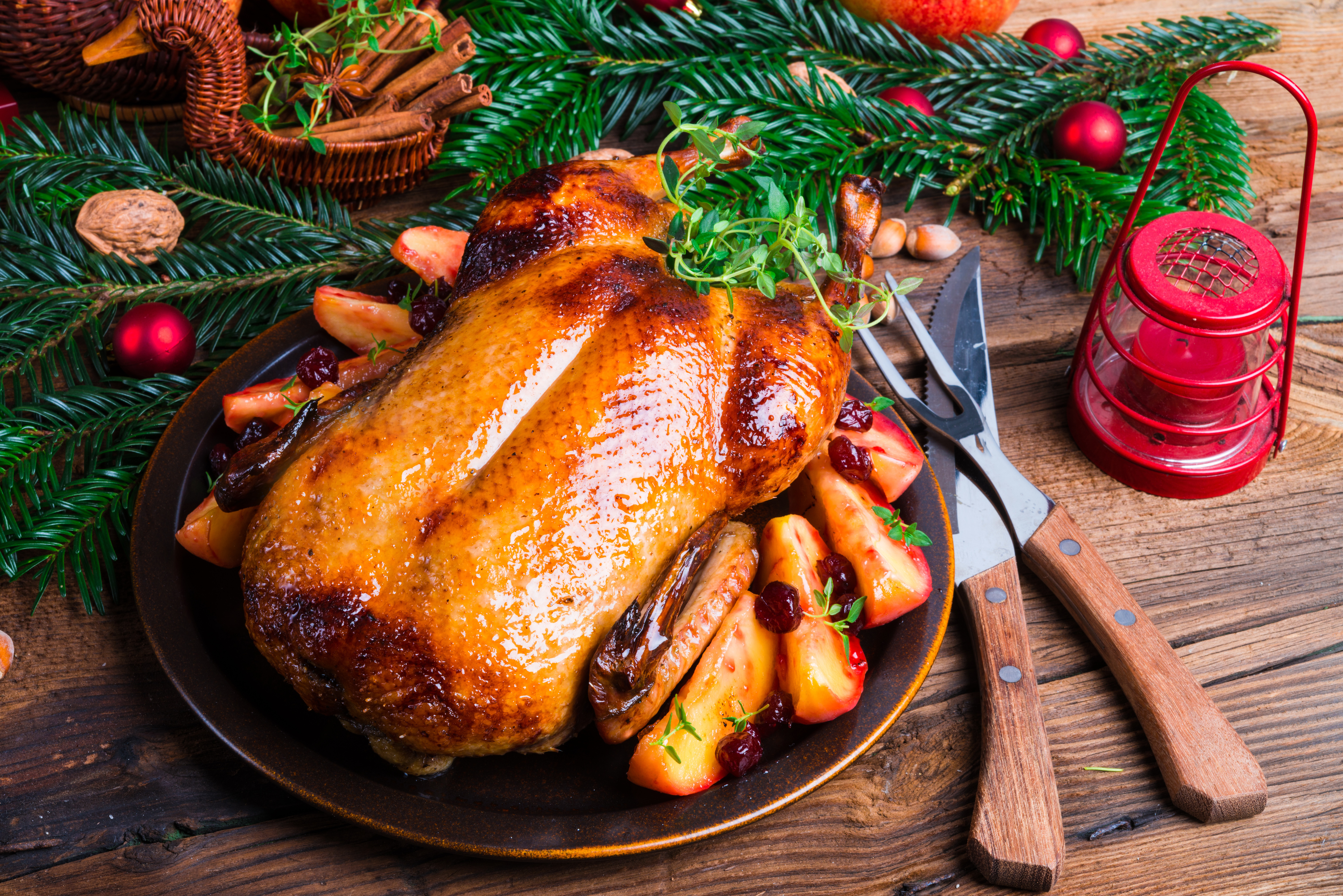 Roast Duck Christmas Dinner by Dar1930