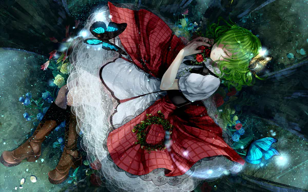 Yuuka Kazami Anime Touhou HD Desktop Wallpaper | Background Image