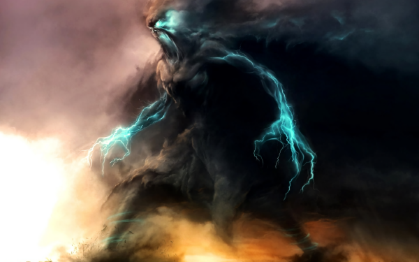 Dark Monster Cloud Lightning HD Wallpaper | Background Image