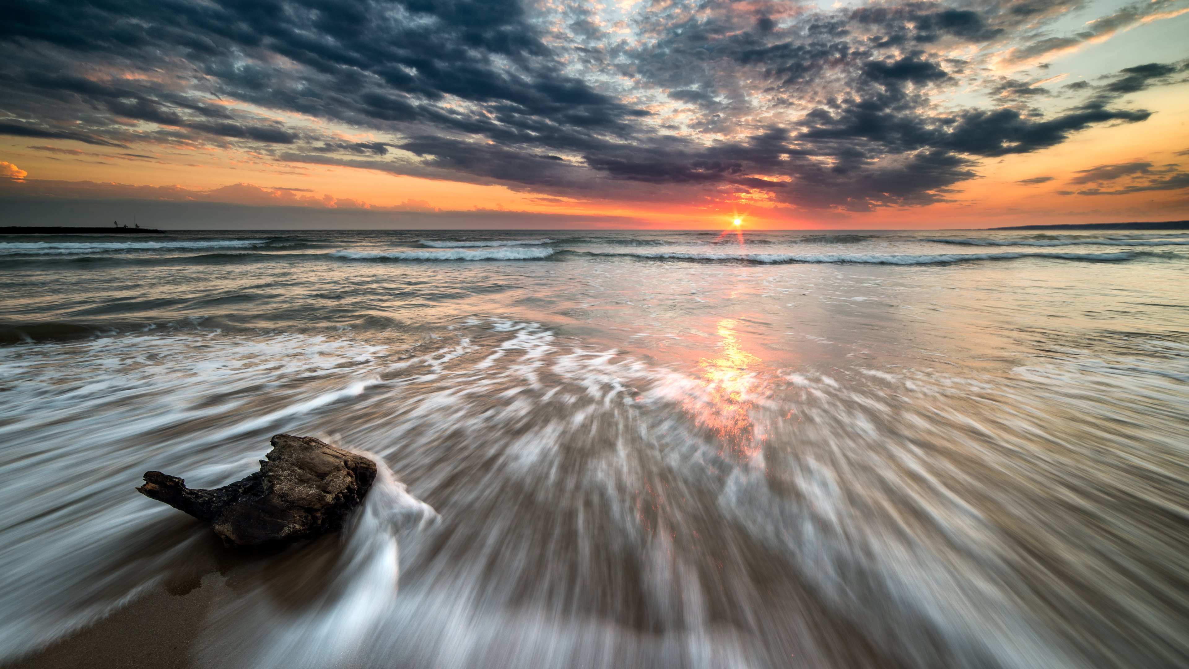 Beach Sunset by Massimiliano Magro