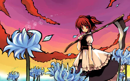 Komachi Onozuka Anime Touhou HD Desktop Wallpaper | Background Image