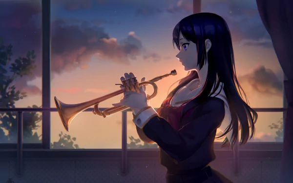 Reina Kousaka Anime Sound! Euphonium HD Desktop Wallpaper | Background Image